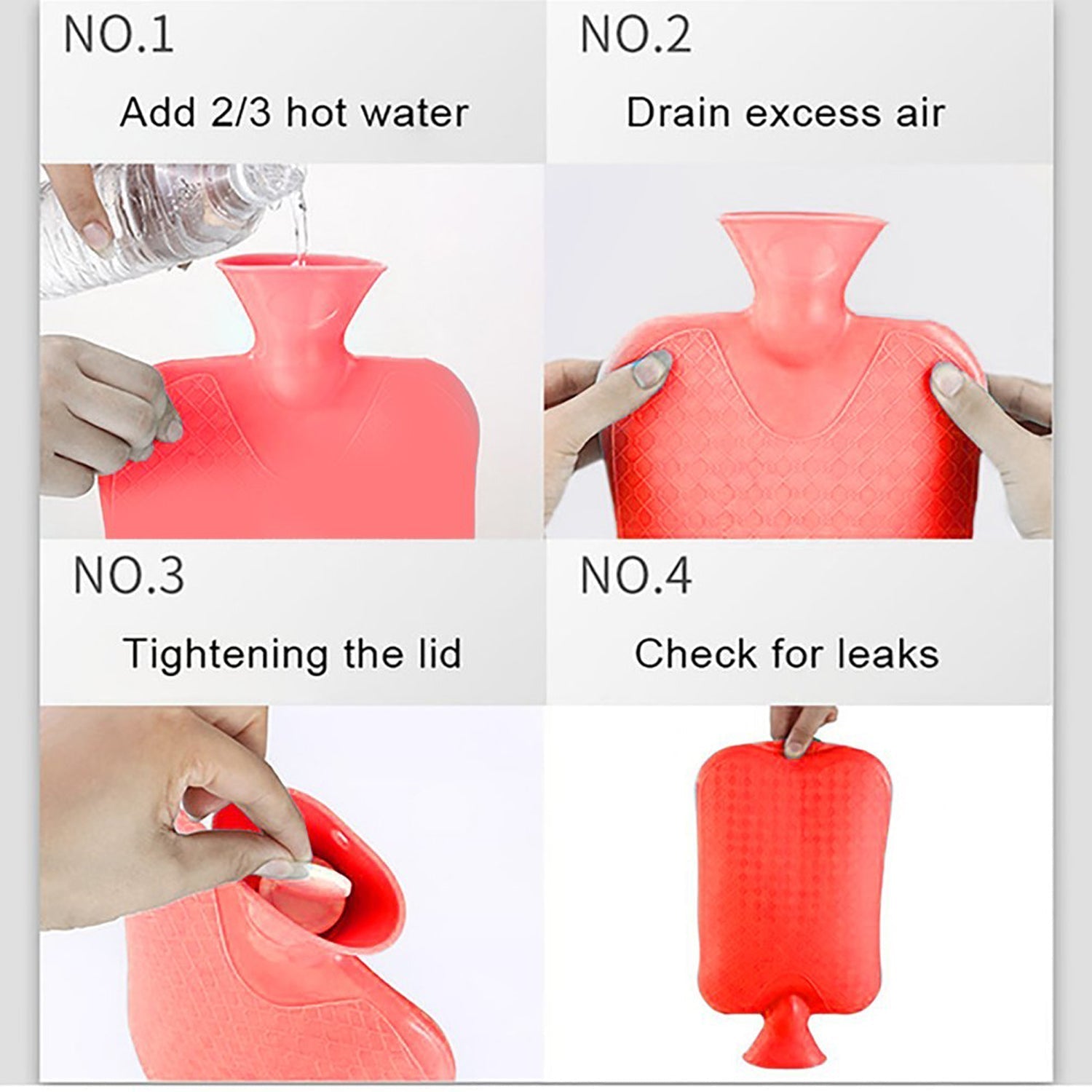 Hot water pad for quick pain relief, small size. Hot water pad for quick pain relief, small size.